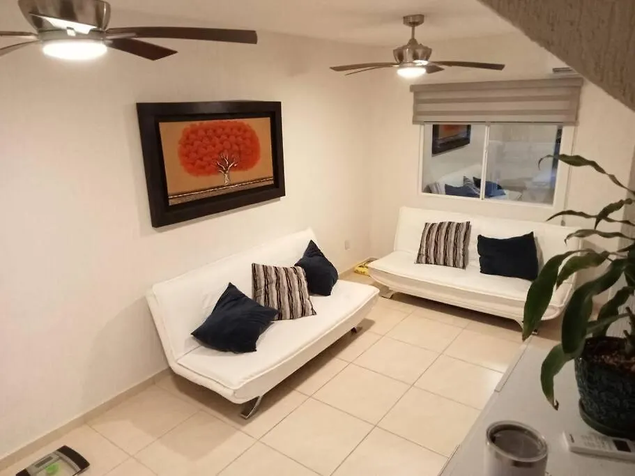 Casa-Piscina-3Hab-Bano Privado-Wifi 50 Mbps-Tina Villa Cancun